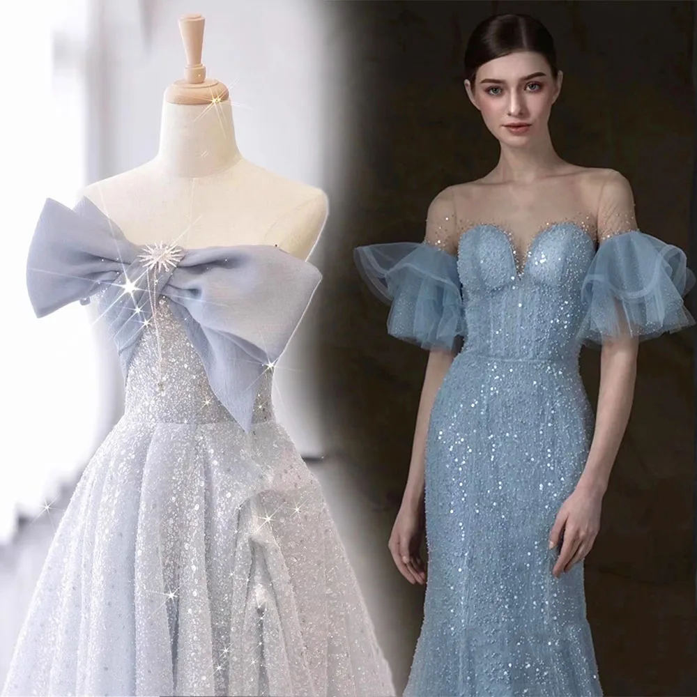 Embroidery Net Dress - African Lace Fabric High Quality French