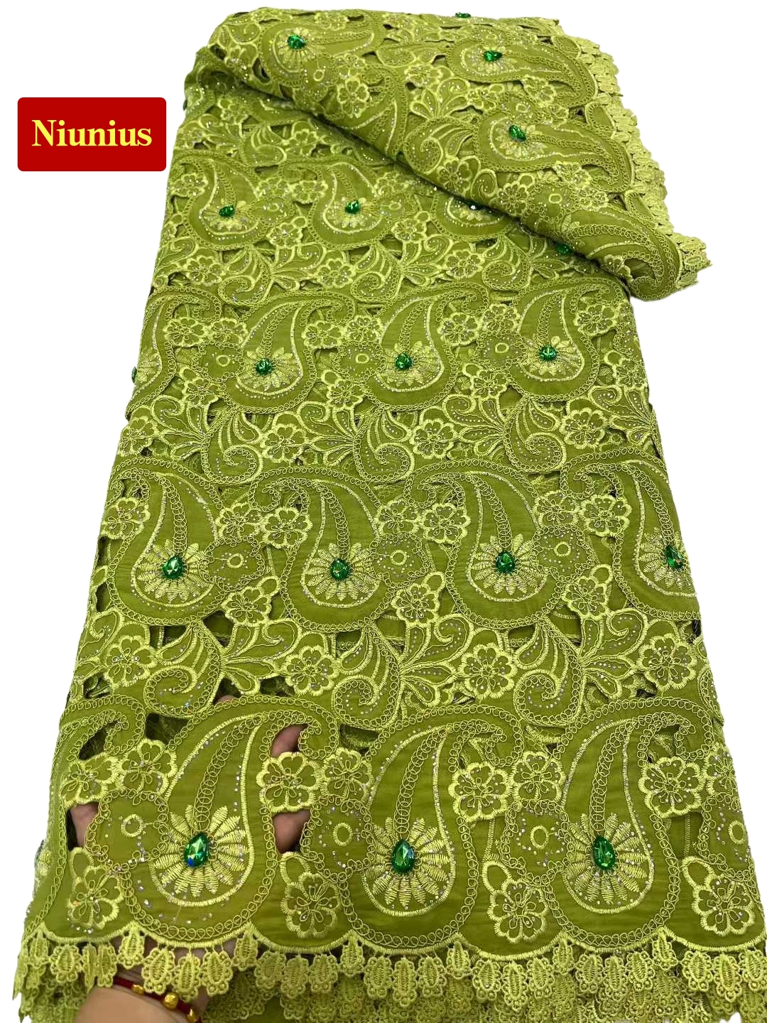 Embroidery Abaya - 2026Latest Very Soft Laser Embroidered Cotton