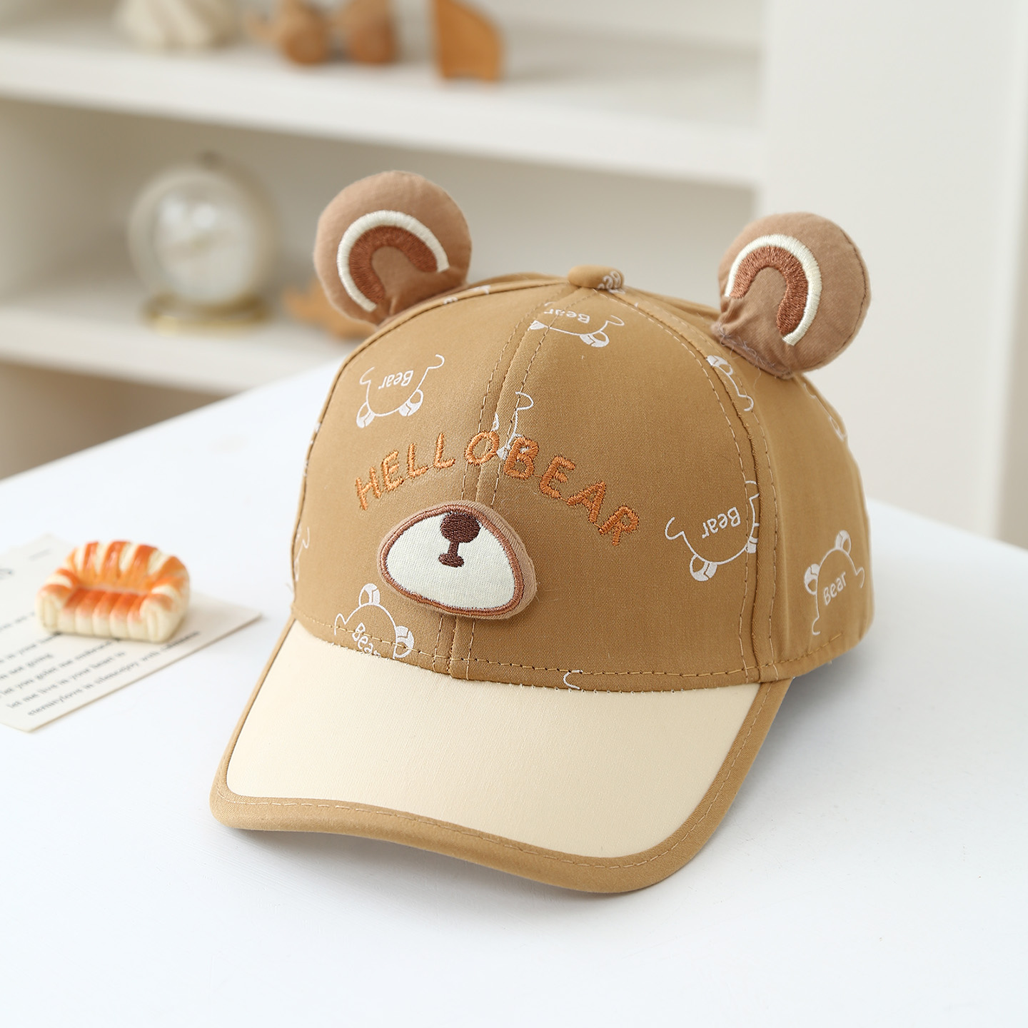 Embroidery Hat Machine - Cartoon embroidered bear children's baseball cap
