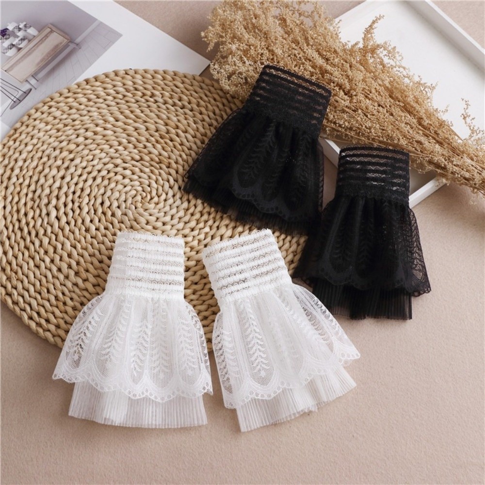 Embroidery Free Pattern - 1 Pair Versatile Elegant Fake Cuffs
