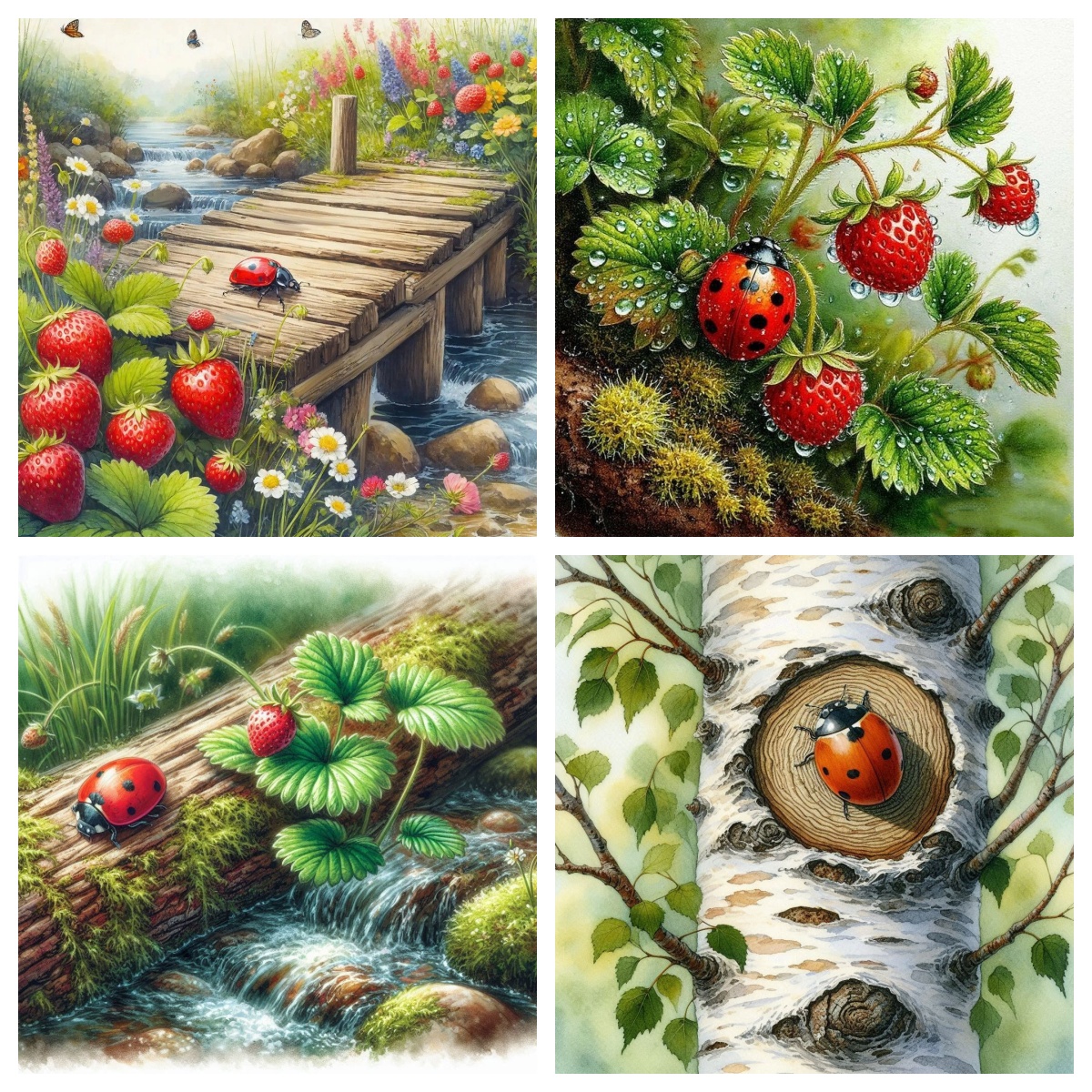 Embroidery Lady Bug - New Ladybug insect DIY AB Diamond