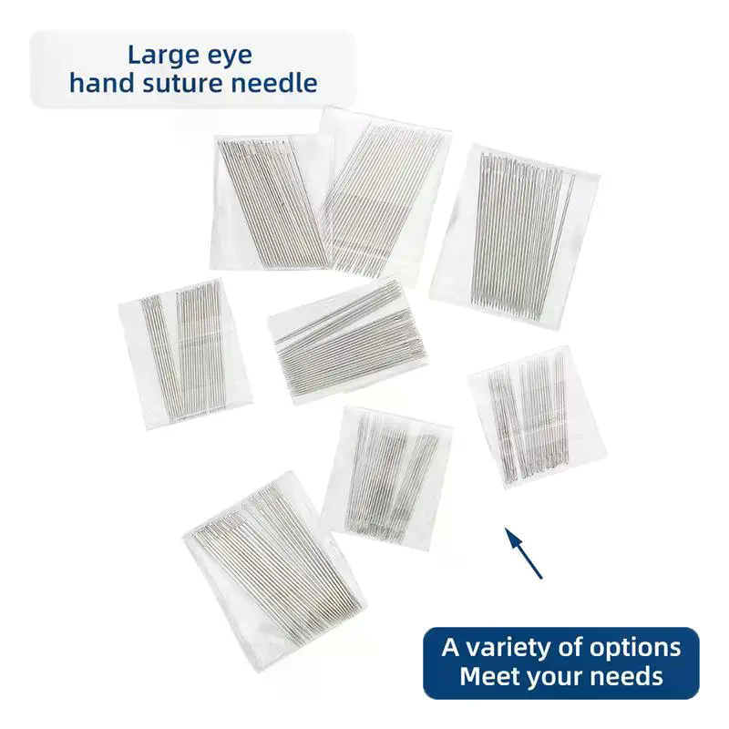 Embroidery Kit Set - 25Pcs Large Long Steel Needle Big