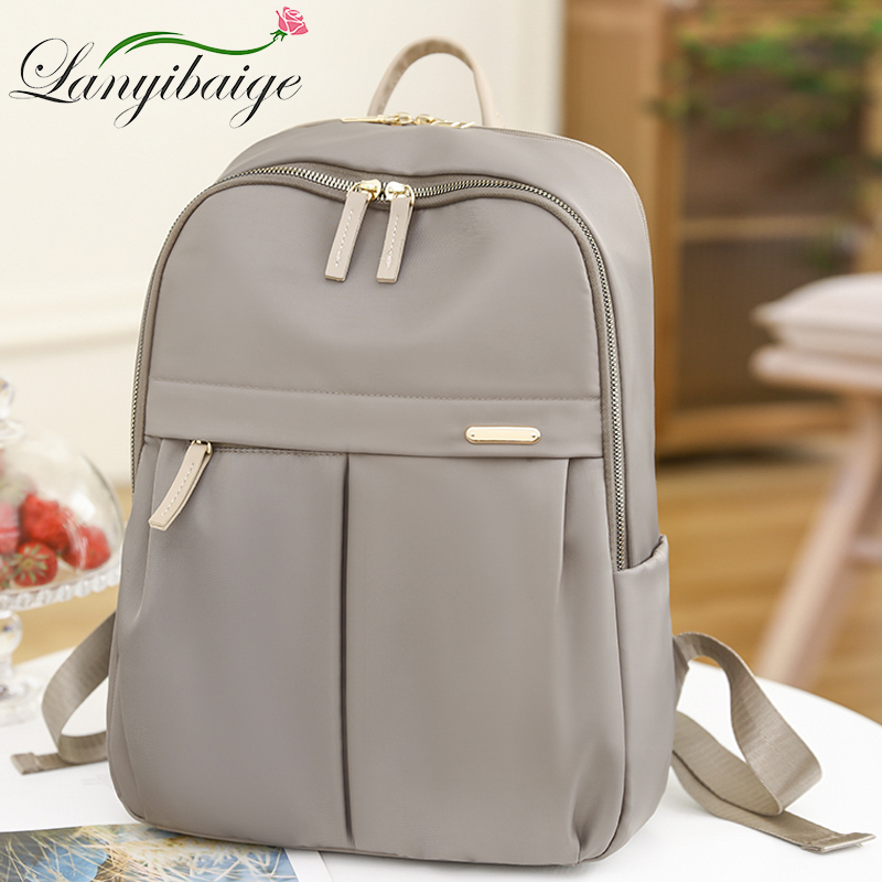 Embroidery Journal Book - Women Laptop Backpack School Bag Anti-theft