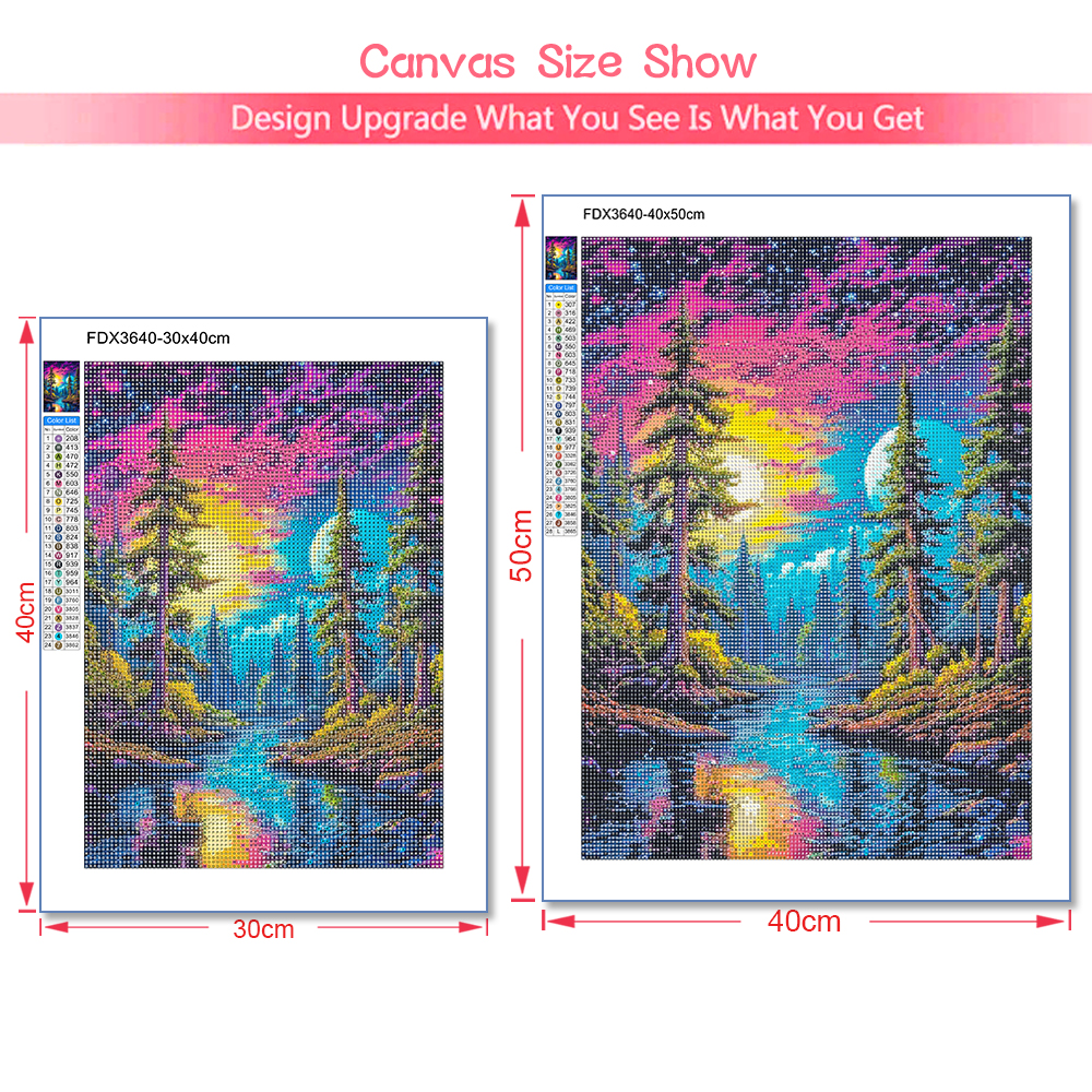 unframe 5D Diamond Art Paintin - đánh giá và giá Embroidery Kit Set