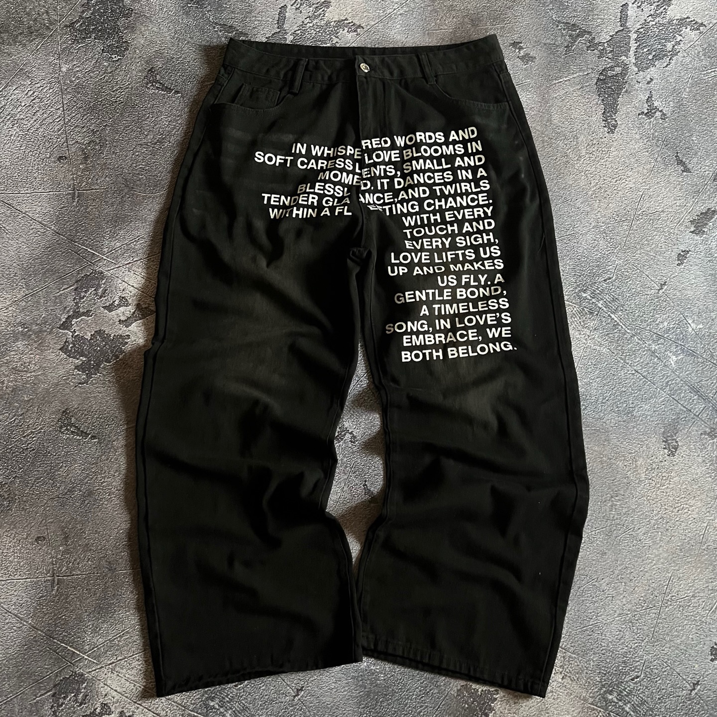 American Pattern Letter Jeans  - đánh giá và giá Embroidery Free Pattern