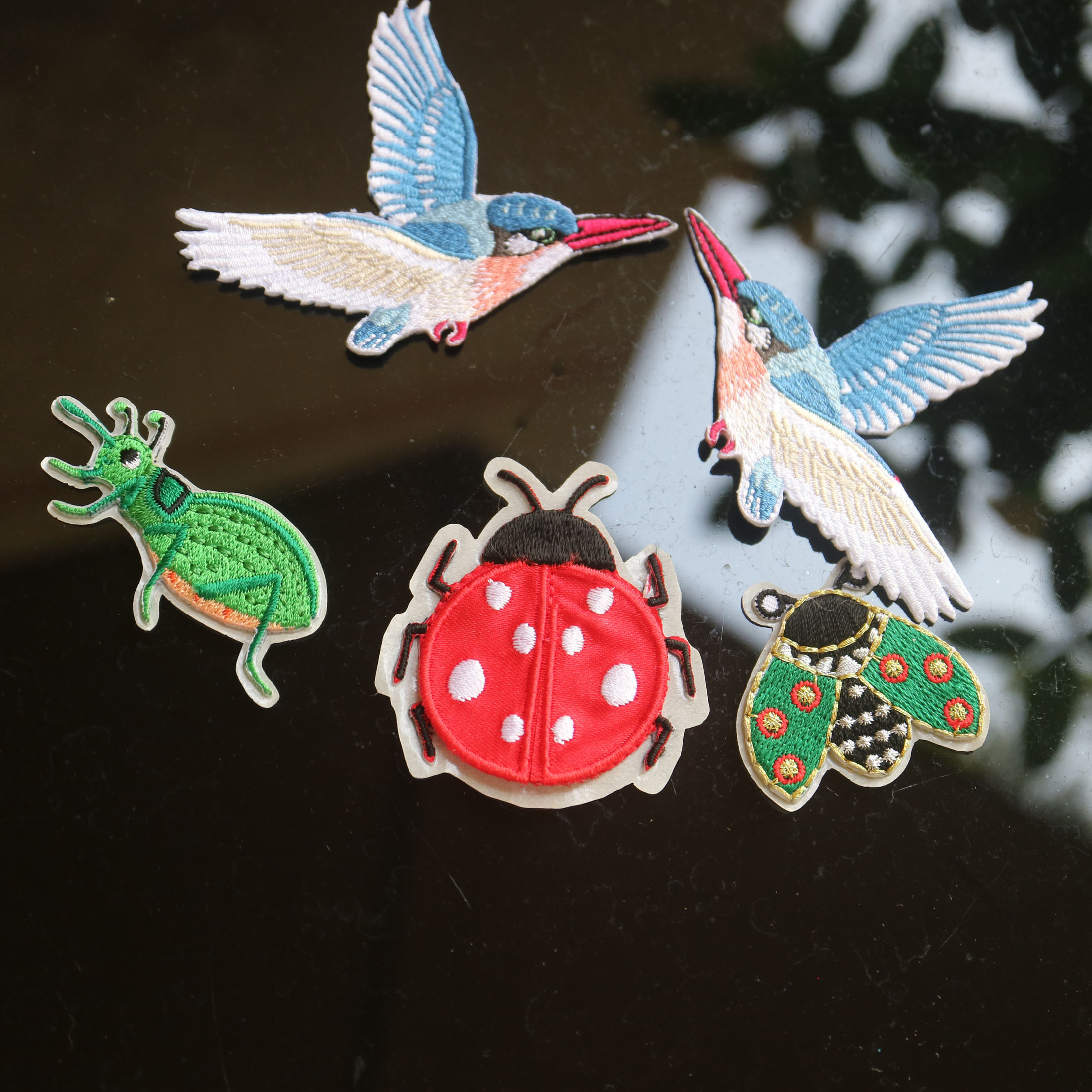 5pc Fashion Ladybug beetle ins - đánh giá và giá Embroidery Lady Bug