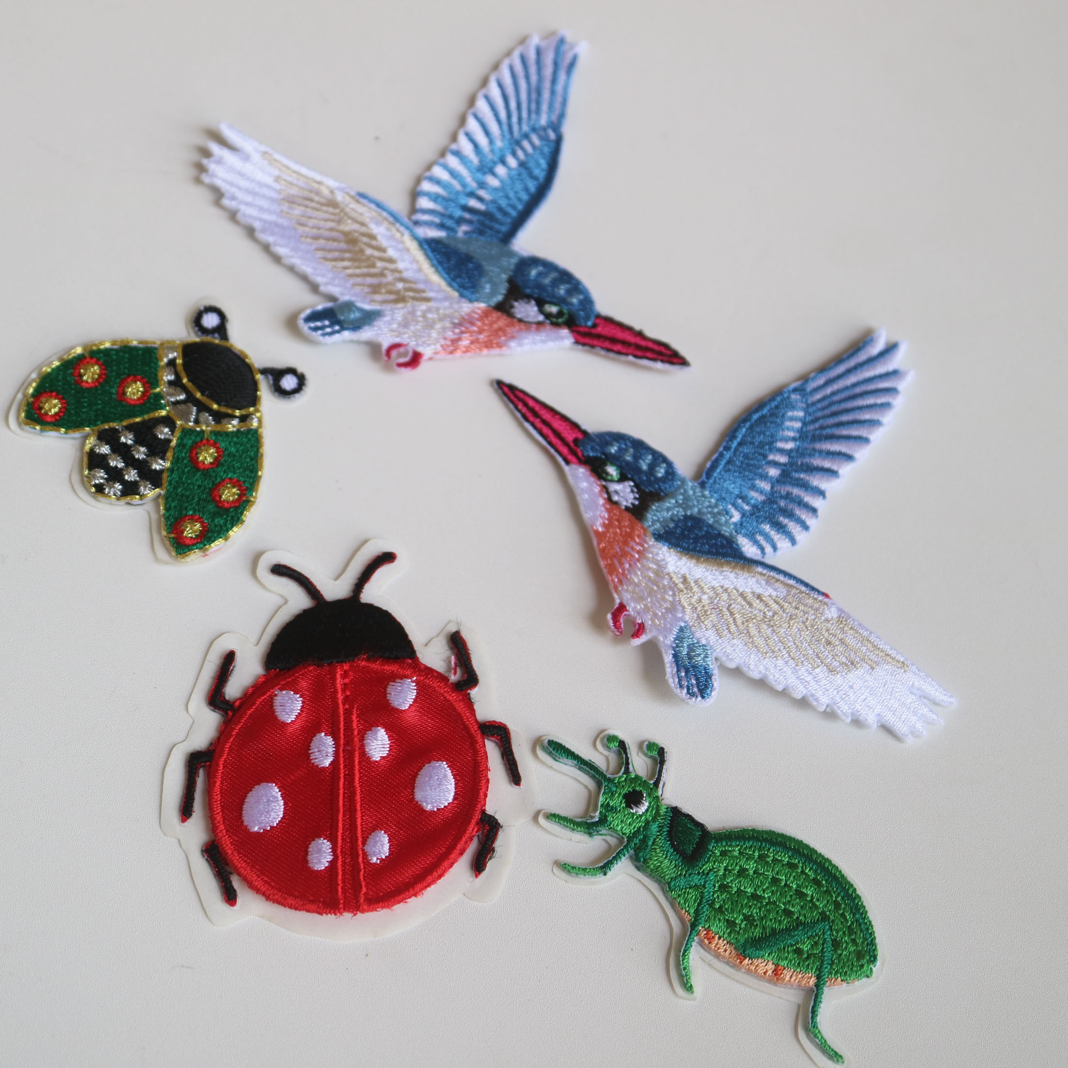 5pc Fashion Ladybug beetle ins - đánh giá và giá Embroidery Lady Bug