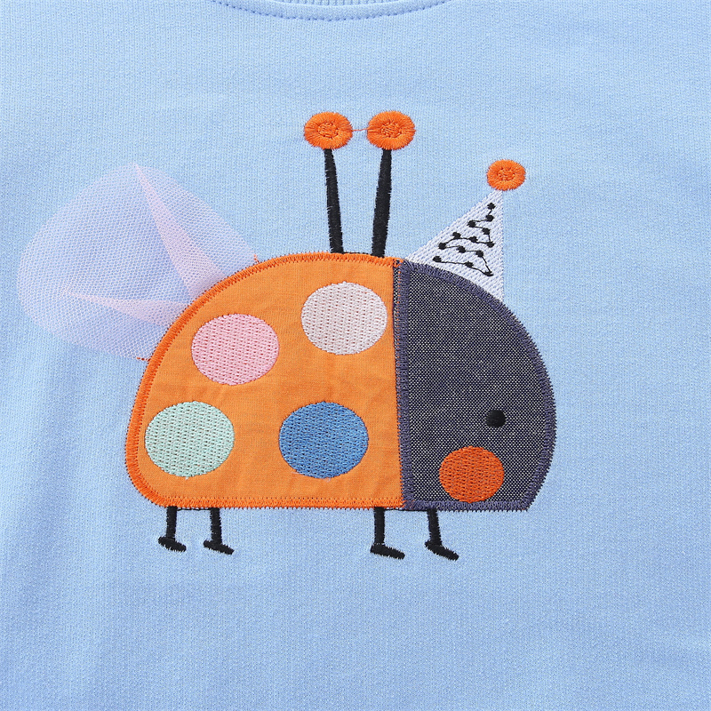 Jumping Meters 2-7T New Arriva - đánh giá và giá Embroidery Lady Bug