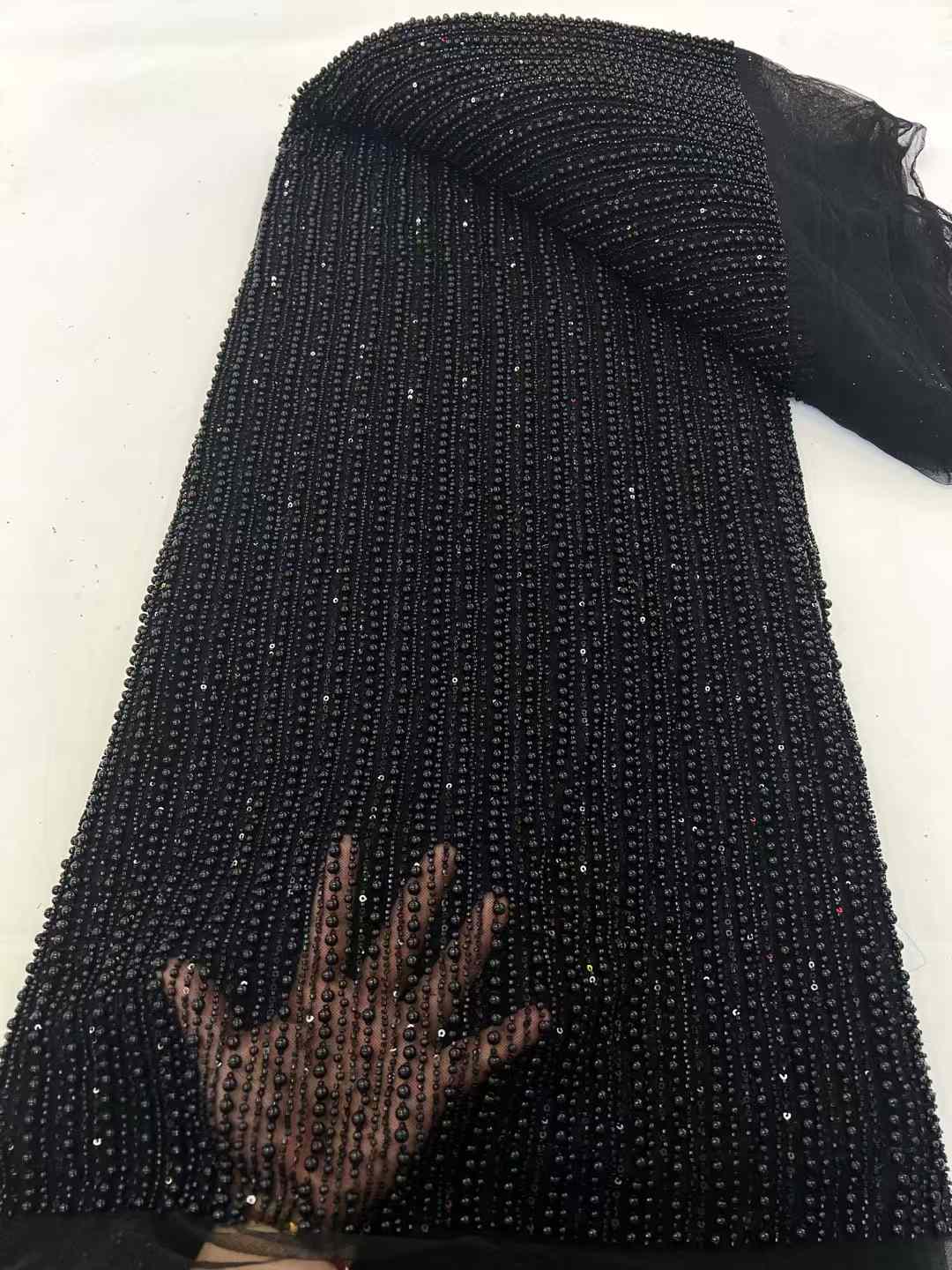 Handmade Heavy Beads and pearl - đánh giá và giá Embroidery Net Dress