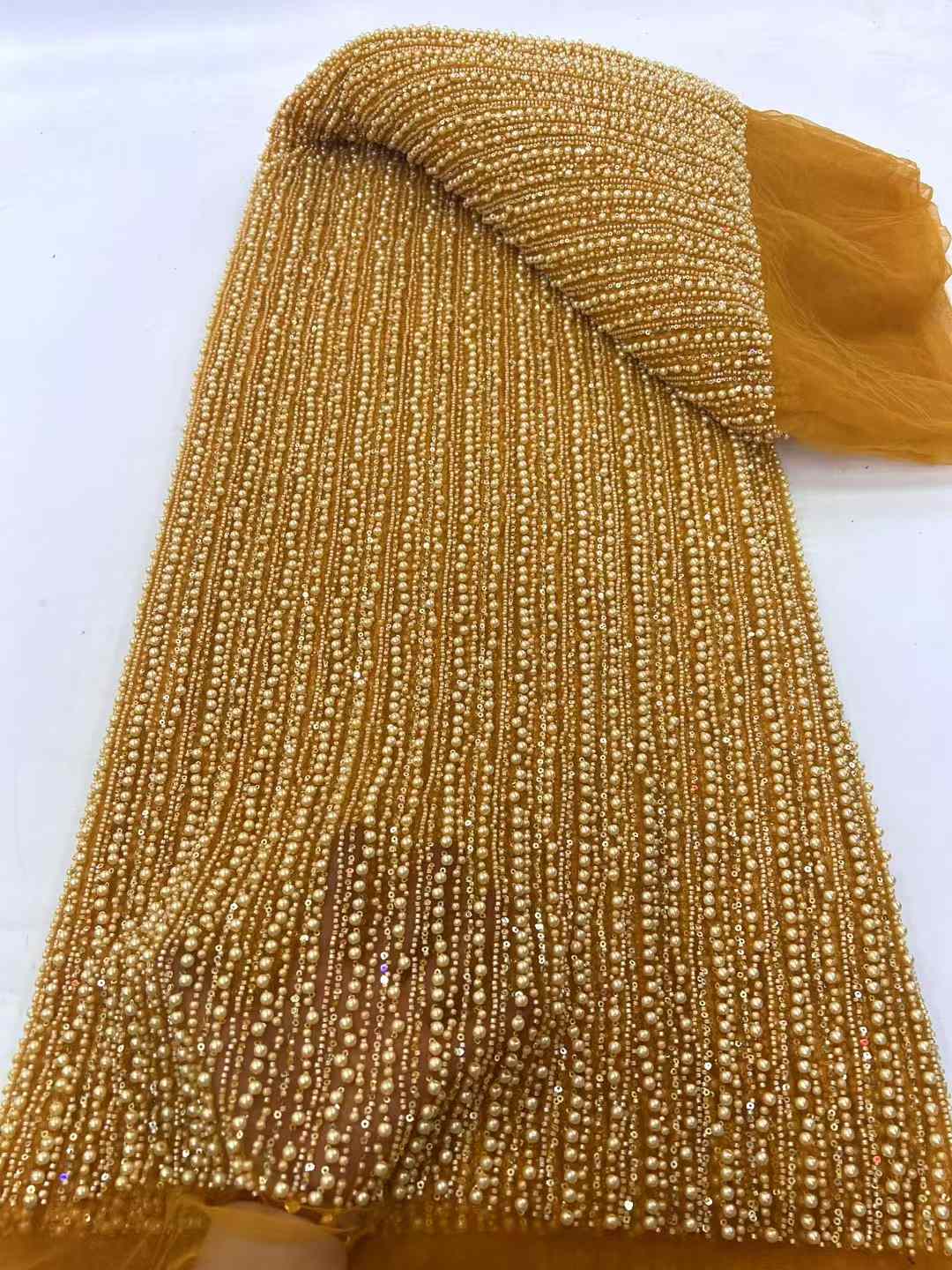 Handmade Heavy Beads and pearl - đánh giá và giá Embroidery Net Dress