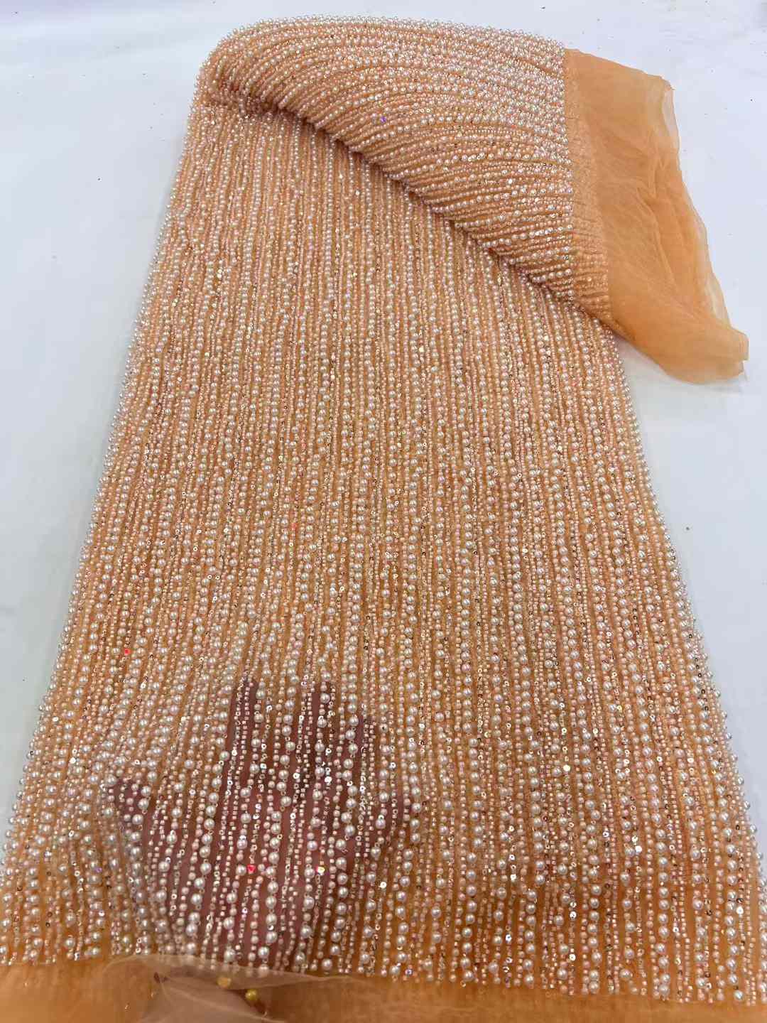 Handmade Heavy Beads and pearl - đánh giá và giá Embroidery Net Dress