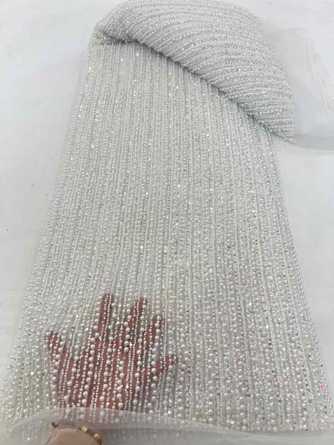 Handmade Heavy Beads and pearl - đánh giá và giá Embroidery Net Dress