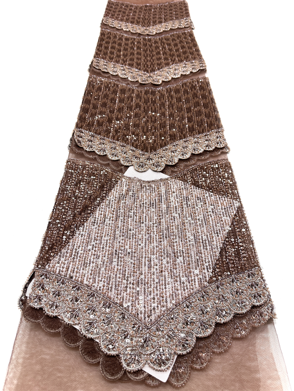 Luxury African Nigerian High-E - đánh giá và giá Embroidery Net Dress