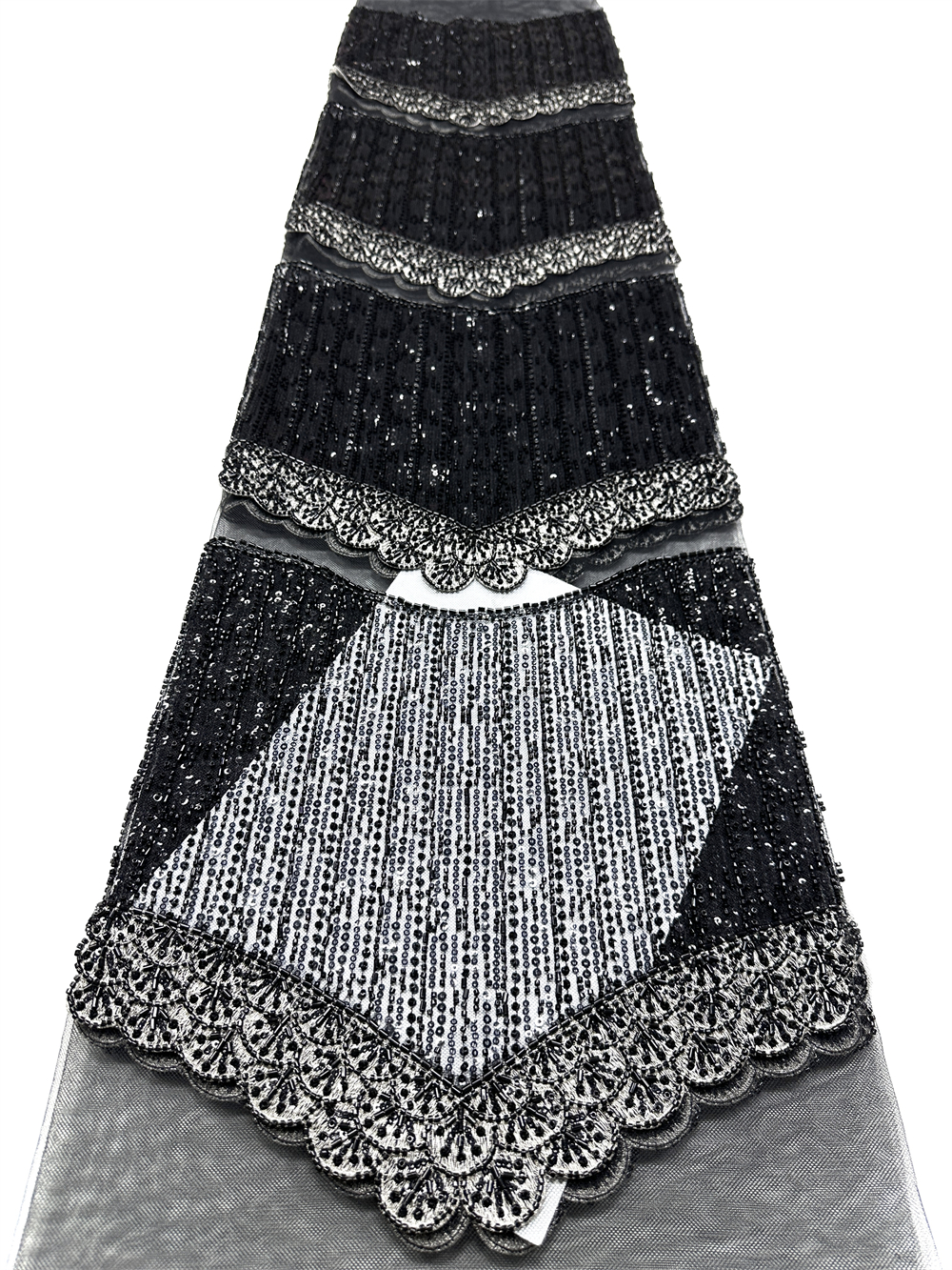 Luxury African Nigerian High-E - đánh giá và giá Embroidery Net Dress