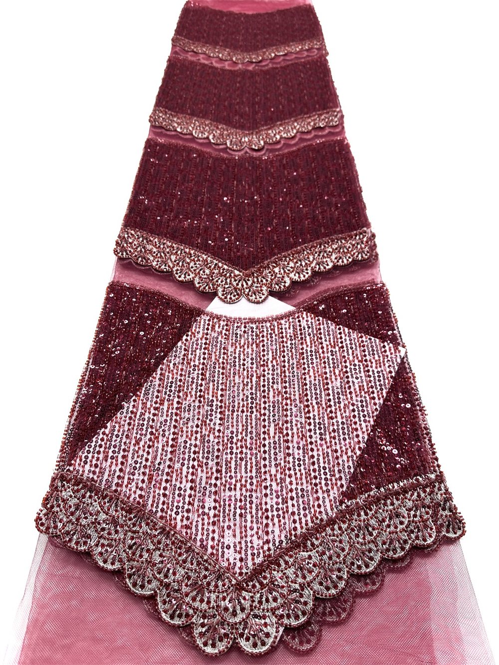 Luxury African Nigerian High-E - đánh giá và giá Embroidery Net Dress