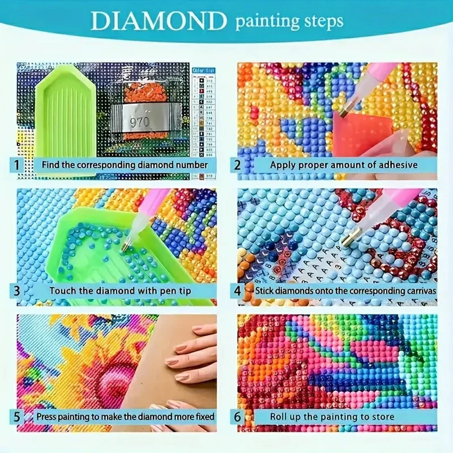 Cartoon Happy Old Couple 5D Fu - đánh giá và giá Embroidery Kit Set