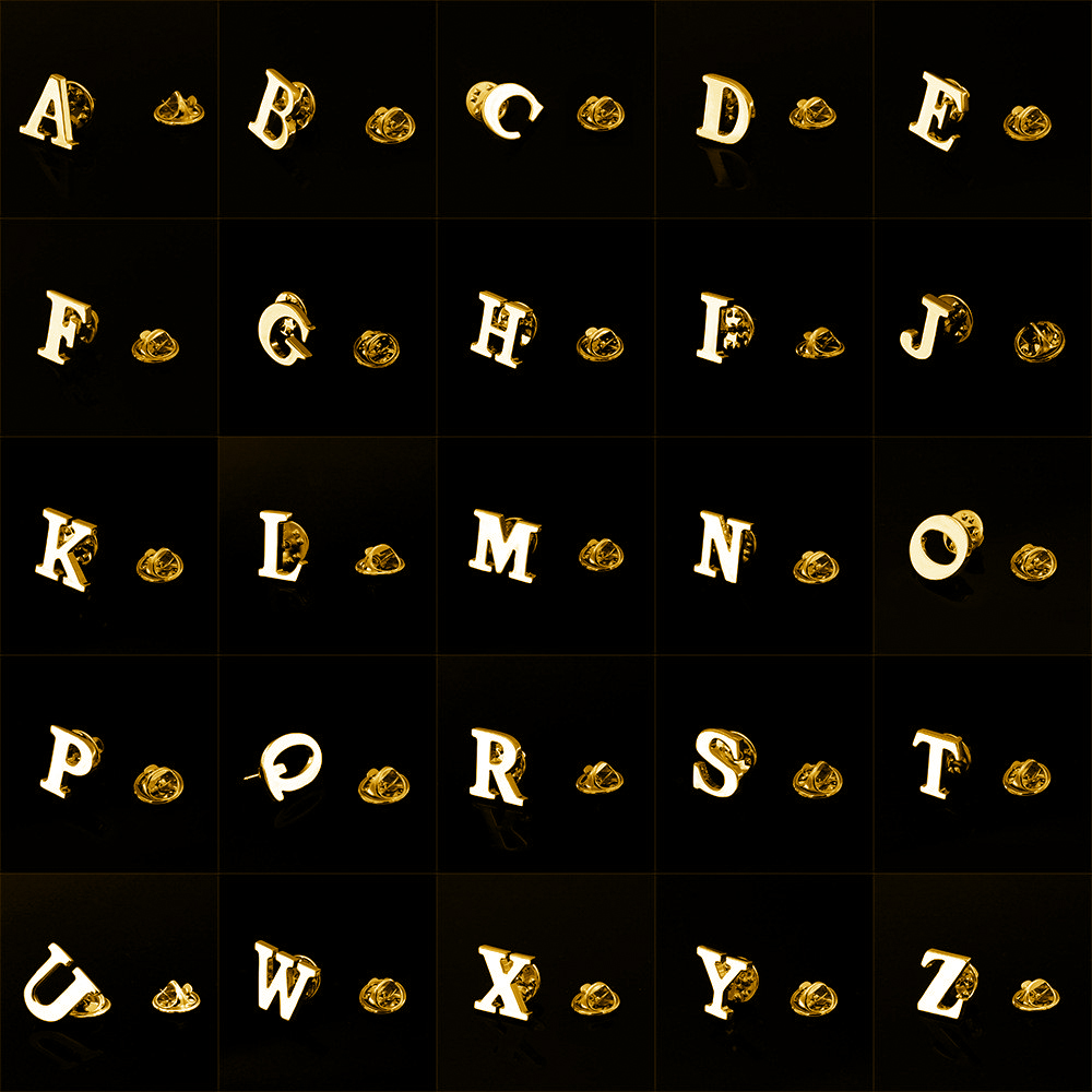 Quality Brass Initial A to Z 2 - đánh giá và giá Embroidery Letter M