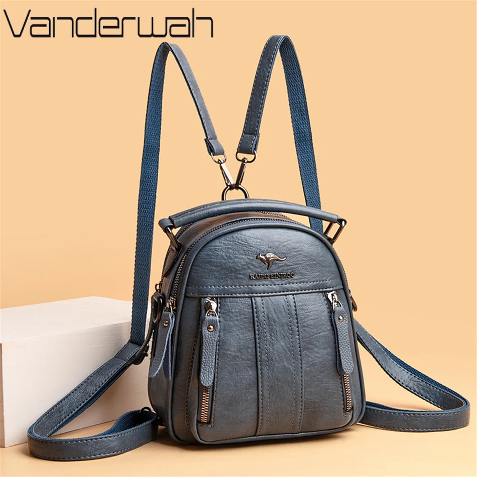 4 In 1 Leather Backpacks Multi - đánh giá và giá Embroidery Font