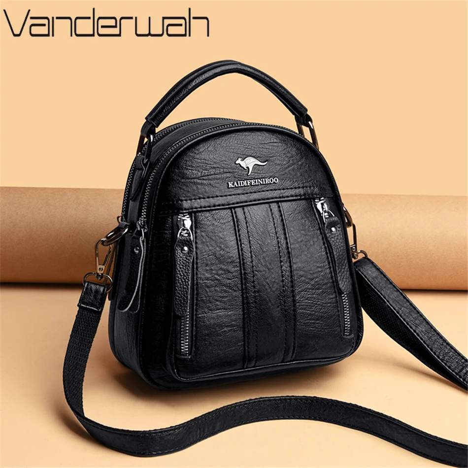 4 In 1 Leather Backpacks Multi - đánh giá và giá Embroidery Font