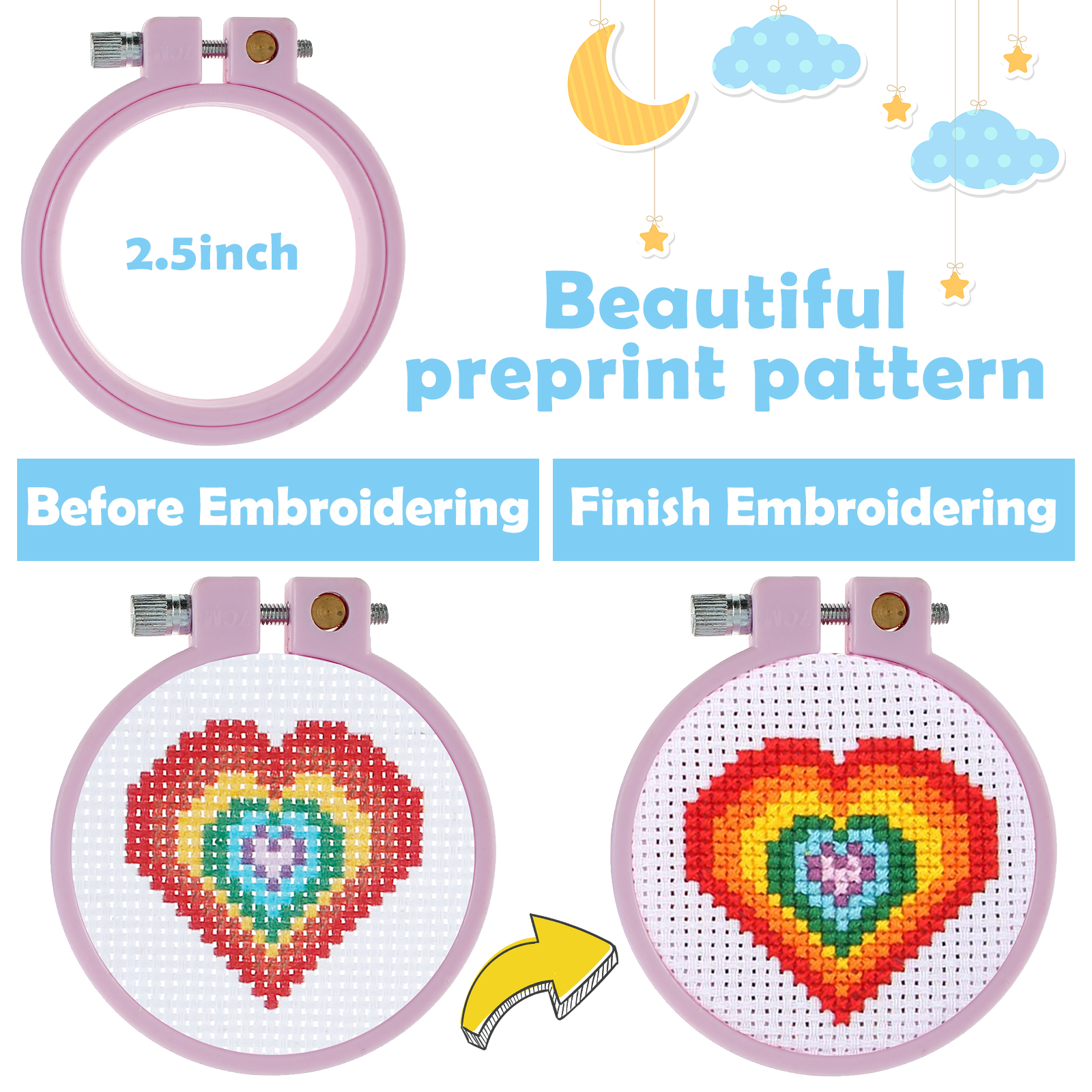 6Pcs Embroidery Beginner Kits  - đánh giá và giá Embroidery Removal Tool