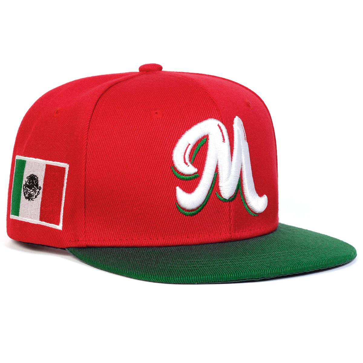 M Letter Embroidered Snapback  - đánh giá và giá Embroidery Hat Machine