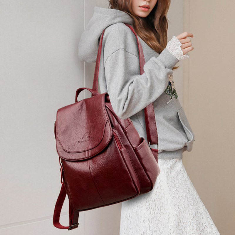 9 Color Women Soft Leather Bac - đánh giá và giá Embroidery Font