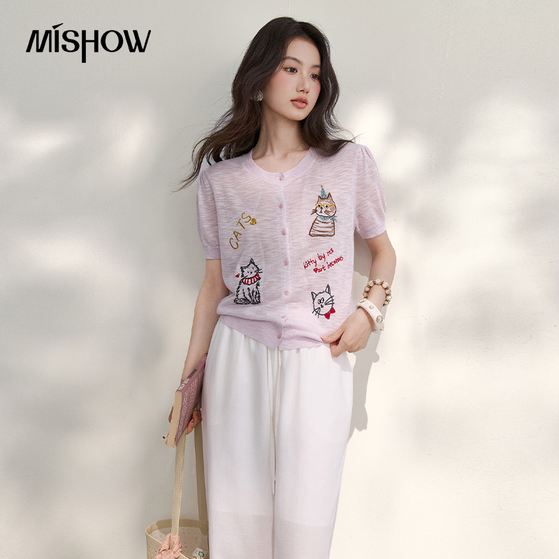 MISHOW Sweet Cat Letter Embroi - đánh giá và giá Embroidery Font