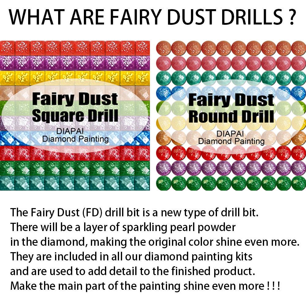 DiaPai Fairy Dust AB 5D Diamon - đánh giá và giá Embroidery Viewer