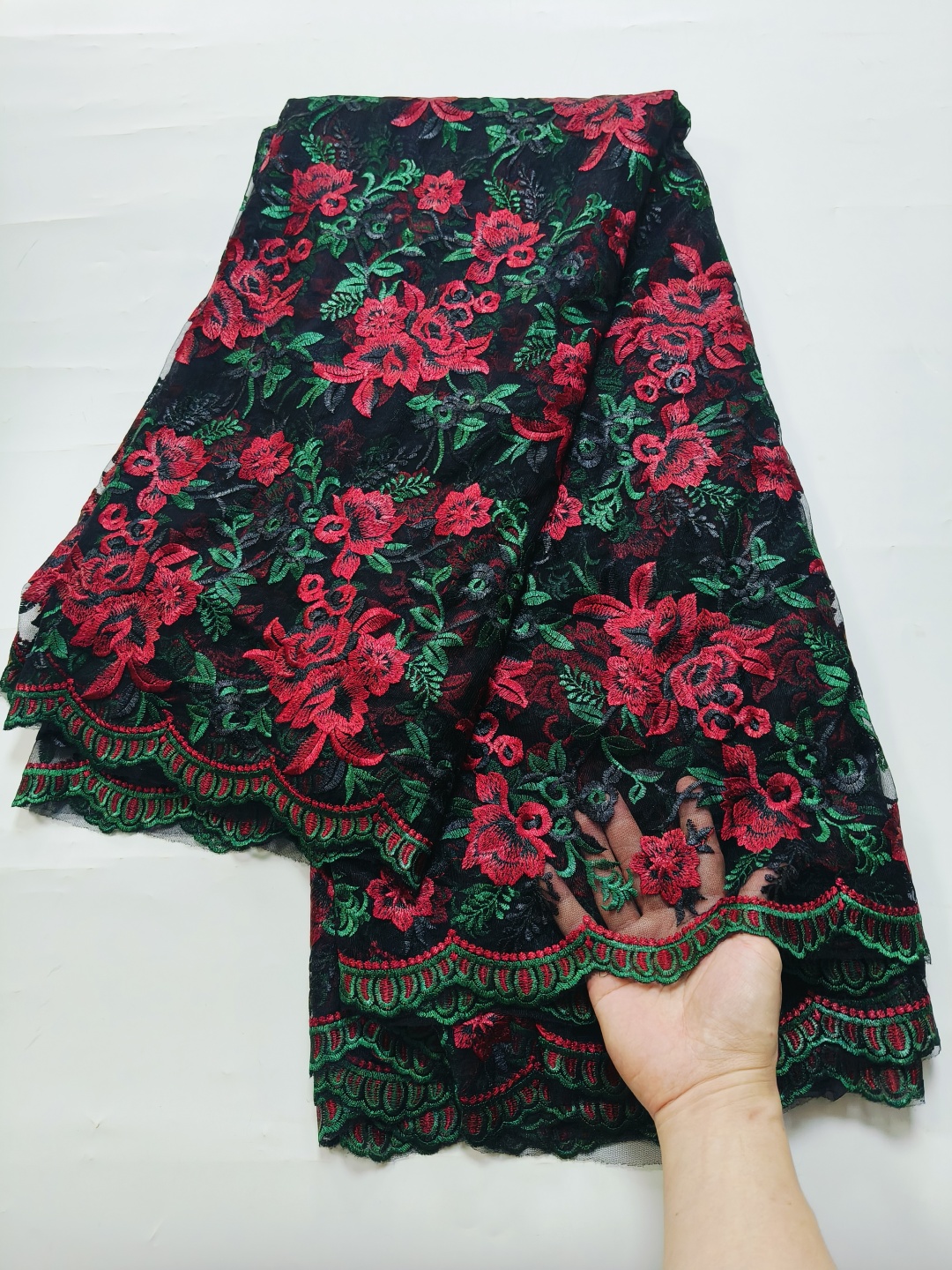 5Yards Latest Best Quality Del - đánh giá và giá Embroidery Abaya