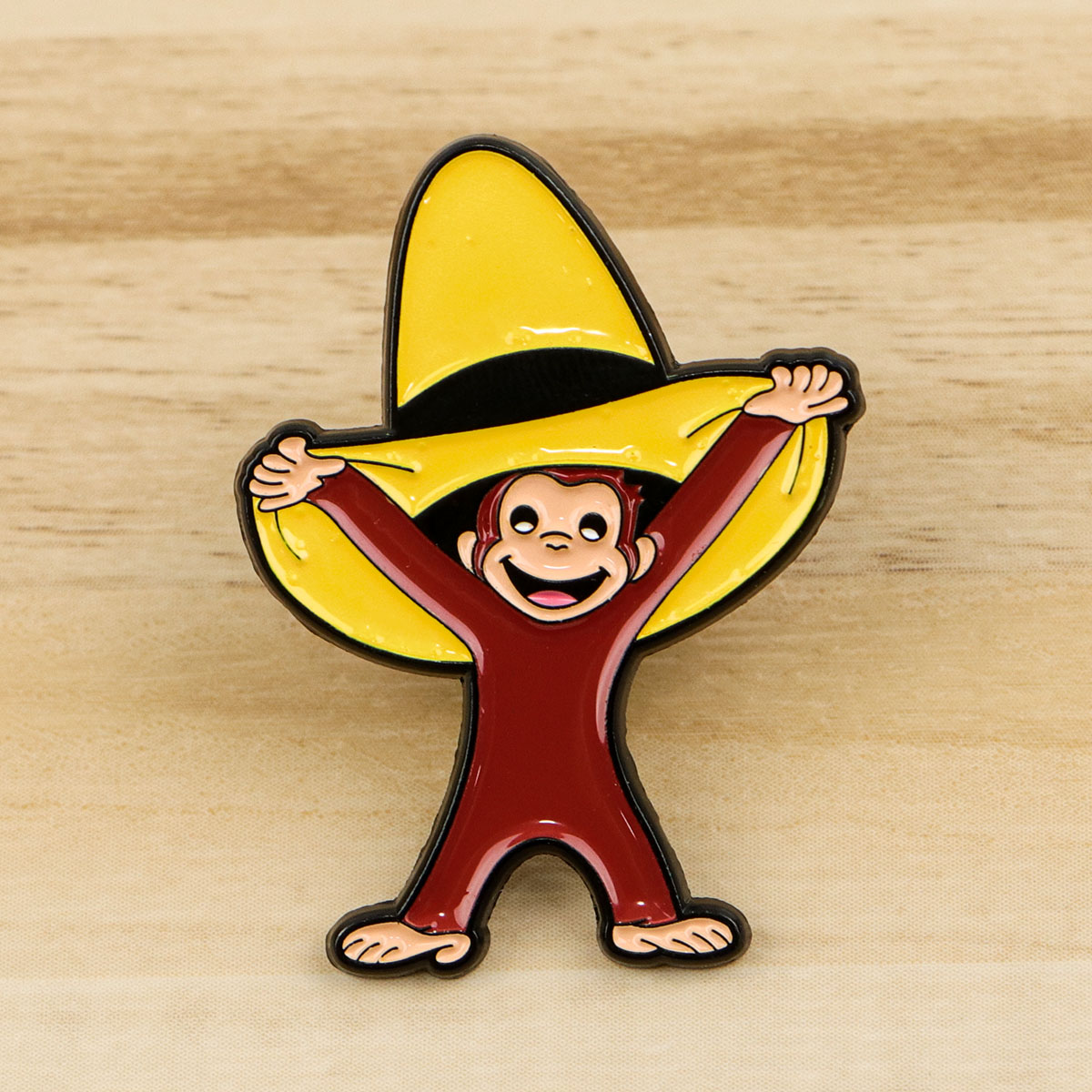 Cute Monkey Enamel Pin Funny B - đánh giá và giá Embroidery Illustration