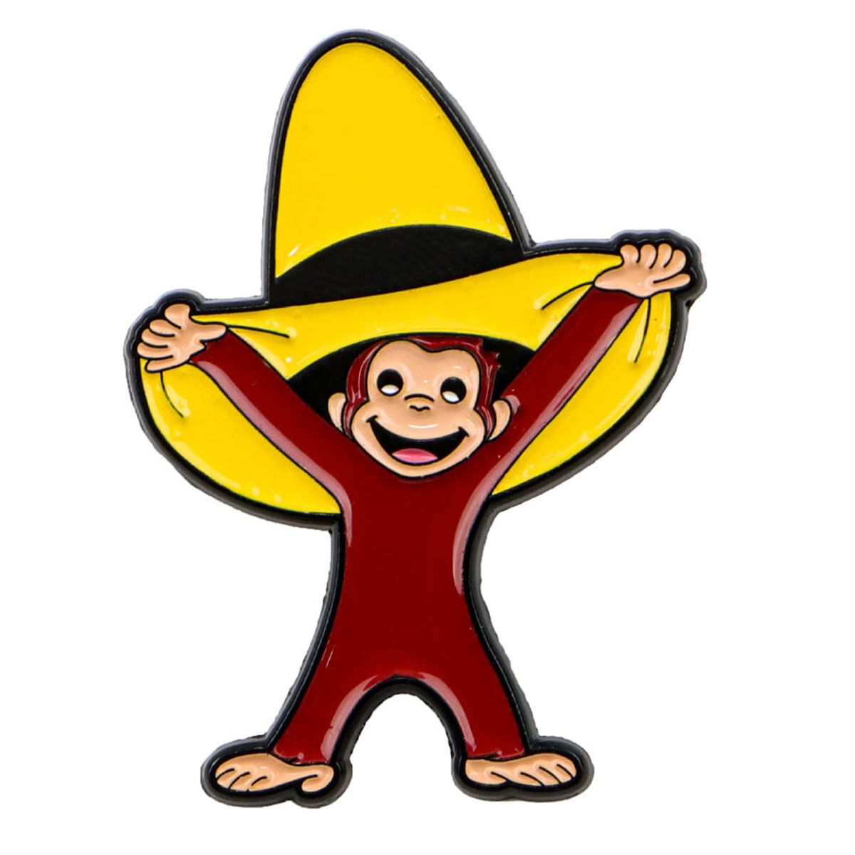 Cute Monkey Enamel Pin Funny B - đánh giá và giá Embroidery Illustration
