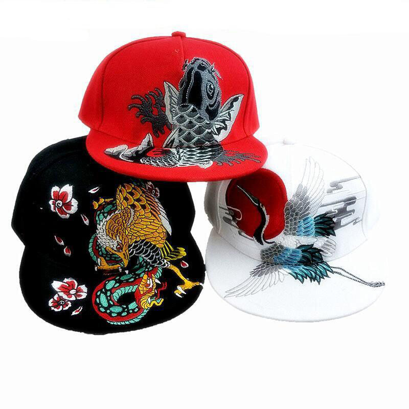 Men Flat Hat Hip Hop Snapback  - đánh giá và giá Embroidery Hat Machine