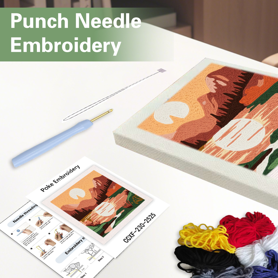 CHENISTORY Punch Needle Kit Ab - đánh giá và giá Embroidery Lady Bug