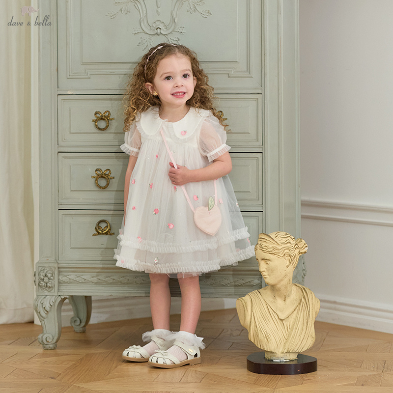 Dave Bella Girls Baby Mesh Pri - đánh giá và giá Embroidery Net Dress