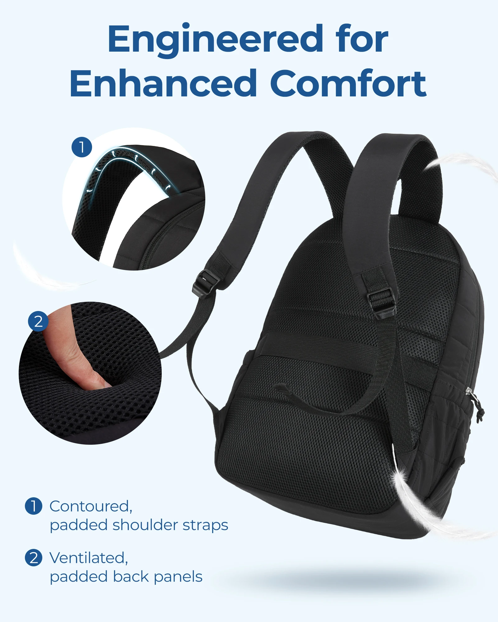 BAGSMART Women's Backpack Trav - đánh giá và giá Embroidery University