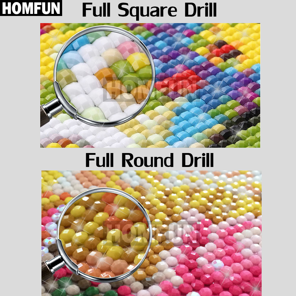 HOMFUN Art 5D Diy Diamond Pain - đánh giá và giá Embroidery Lady Bug