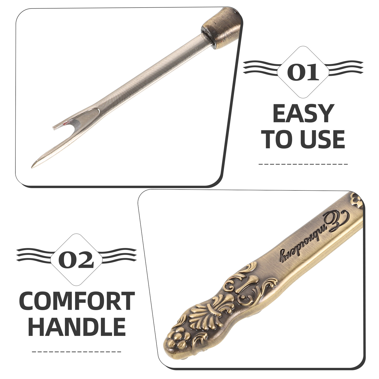 Seam Ripper Zinc Alloy Vintage - đánh giá và giá Embroidery Removal Tool