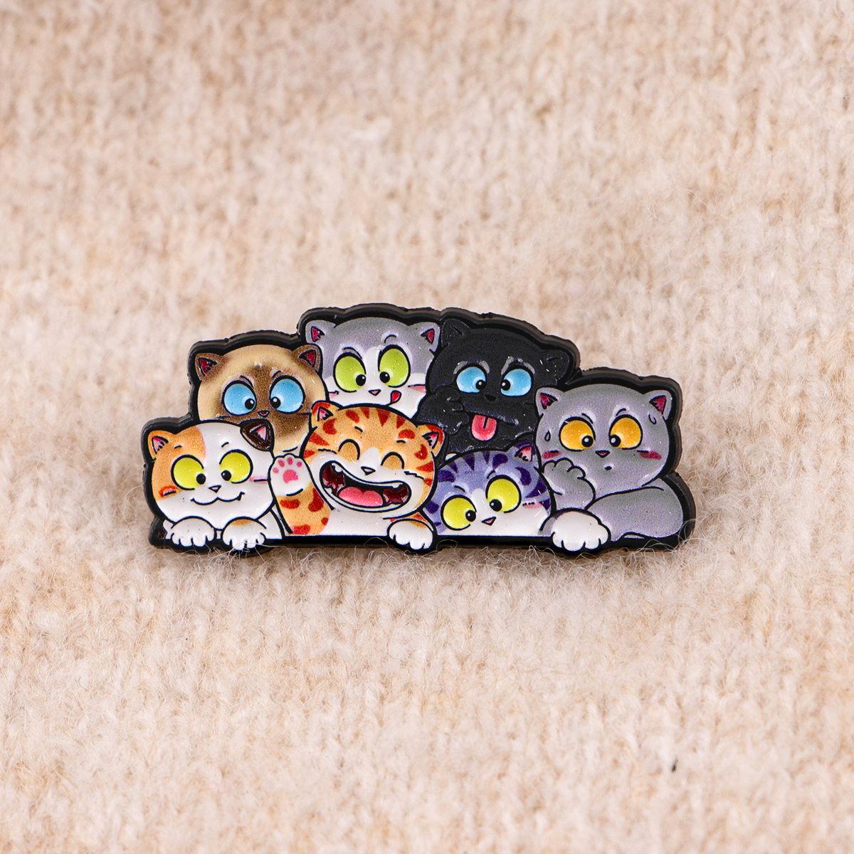 Cute Dinosaur Enamel Pins Cat  - đánh giá và giá Embroidery Illustration
