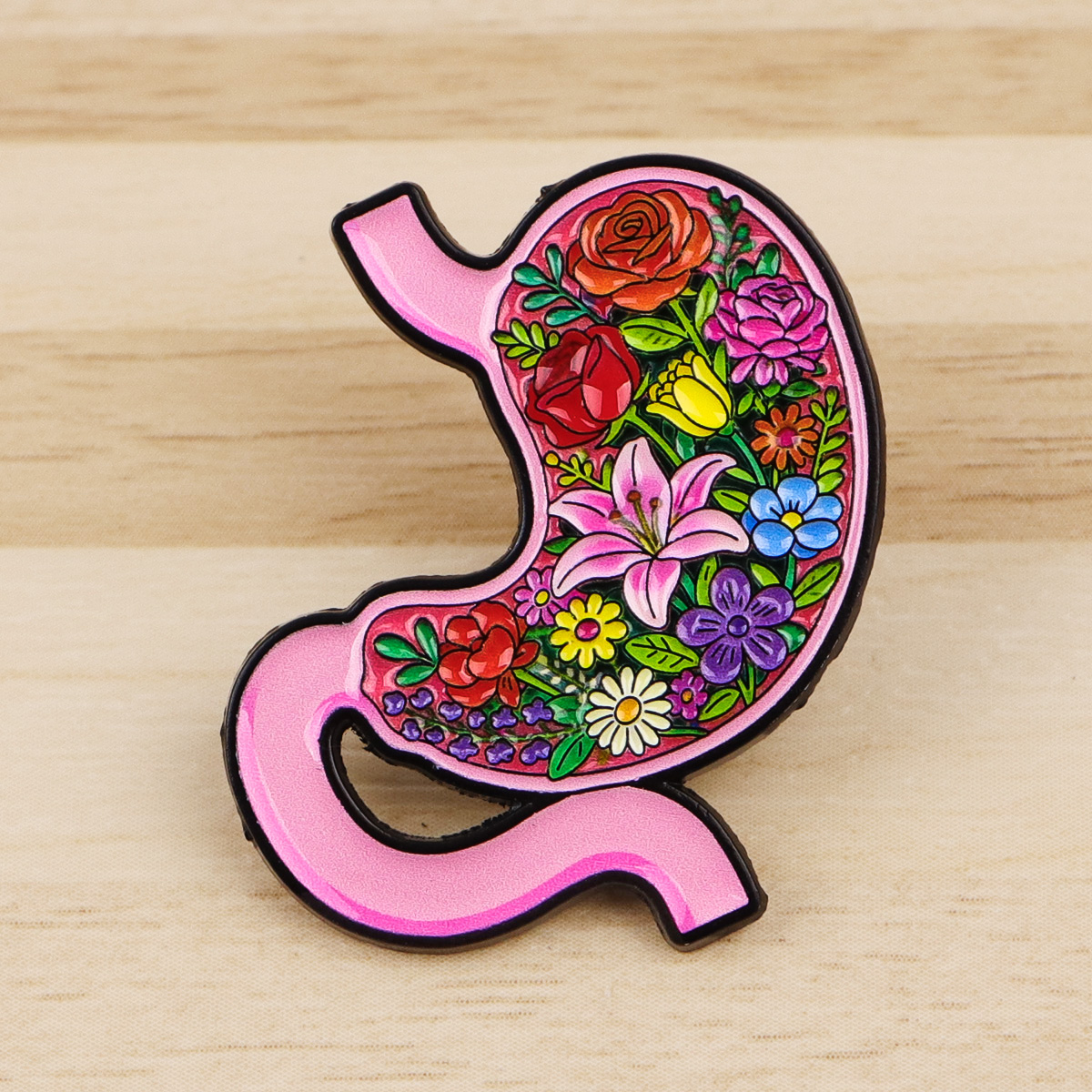 Brain Enamel Pin Medical Badge - đánh giá và giá Embroidery Illustration