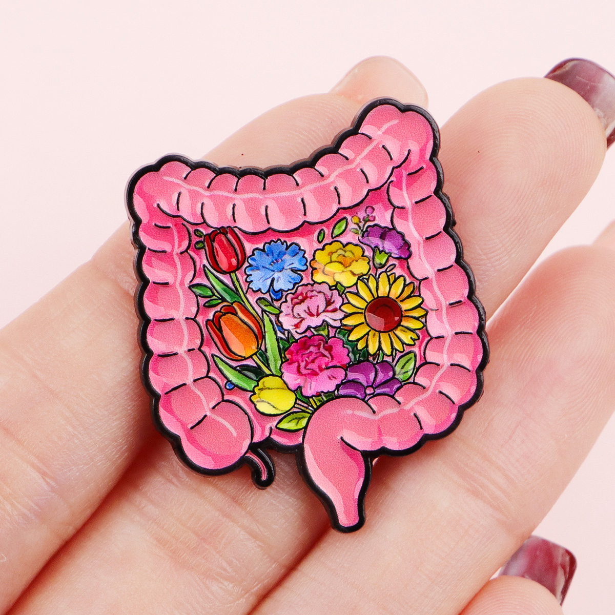 Brain Enamel Pin Medical Badge - đánh giá và giá Embroidery Illustration
