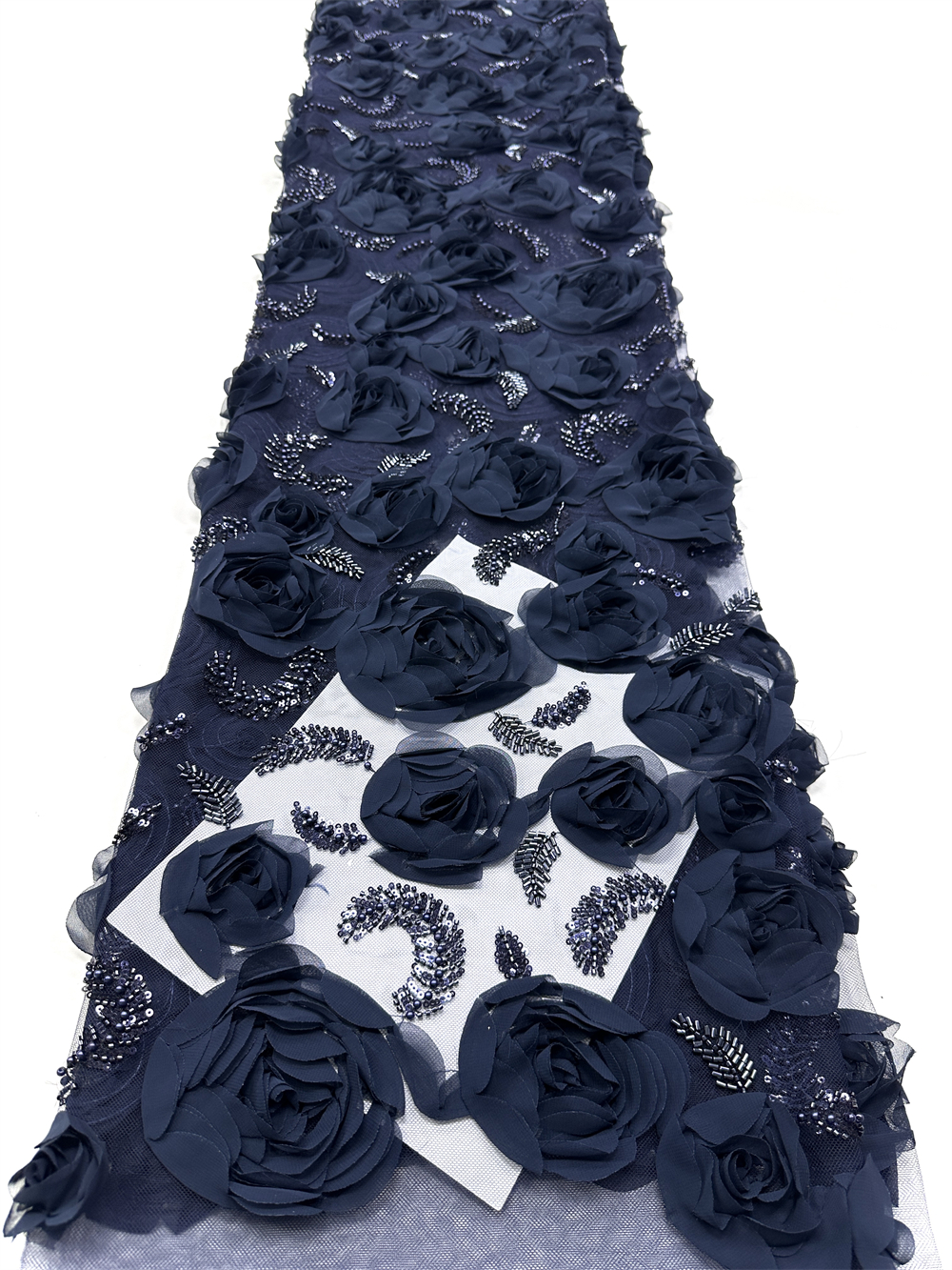 High quality,Beads With 3D Flo - đánh giá và giá Embroidery Net Dress