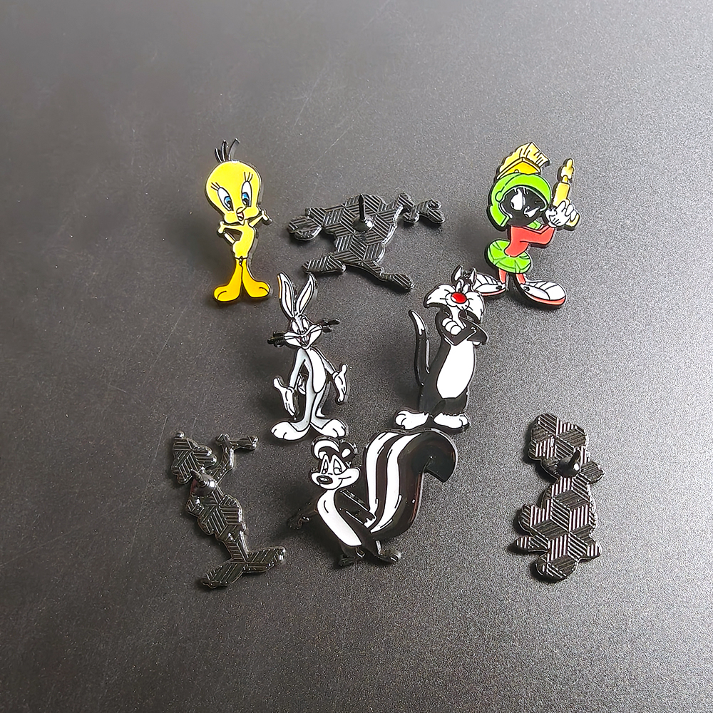 8pcs Cartoon Character Lapel P - đánh giá và giá Embroidery Rabbit