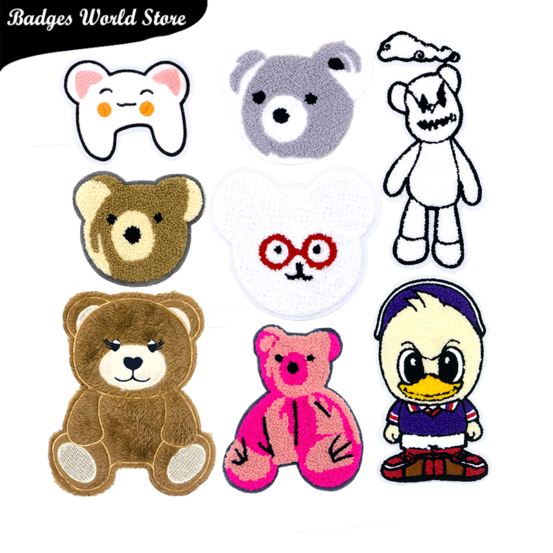 Cute White Brown Bear Glasses  - đánh giá và giá Embroidery Viewer