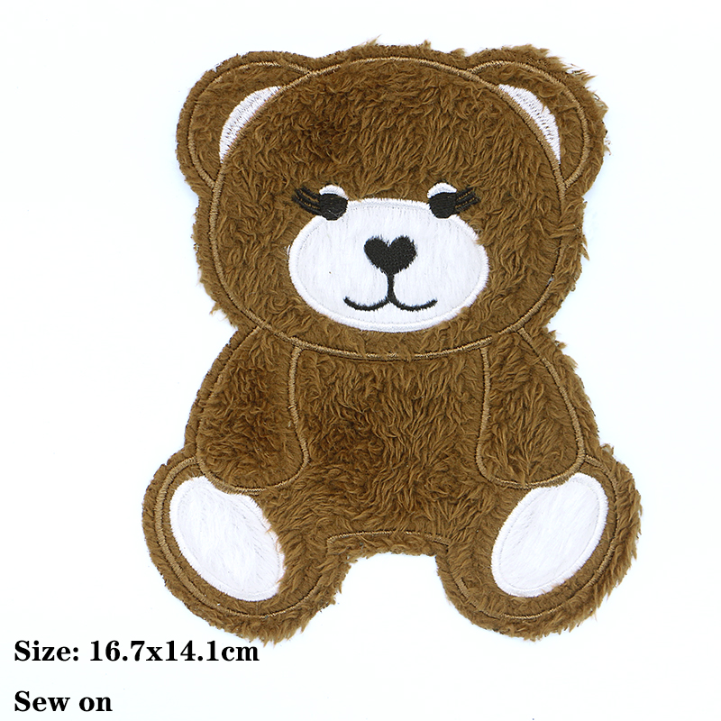 Cute White Brown Bear Glasses  - đánh giá và giá Embroidery Viewer