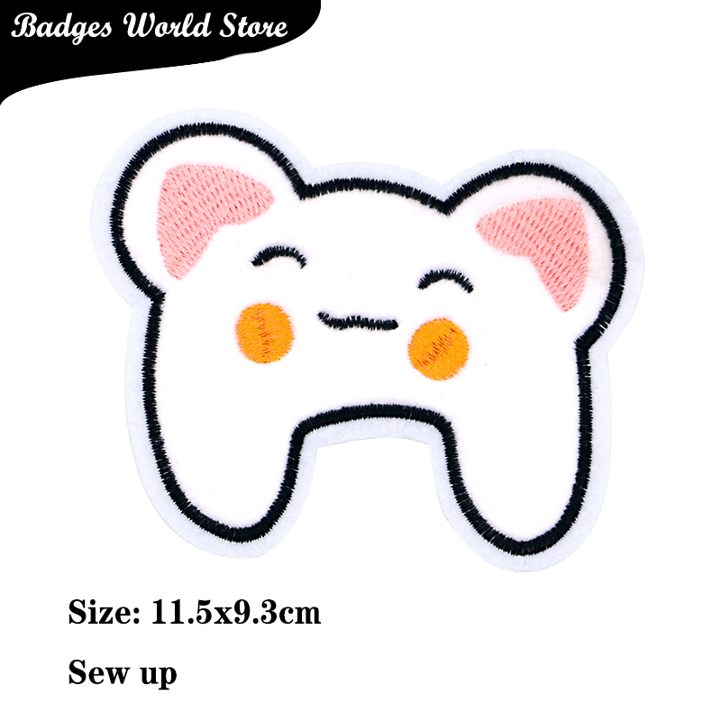 Cute White Brown Bear Glasses  - đánh giá và giá Embroidery Viewer