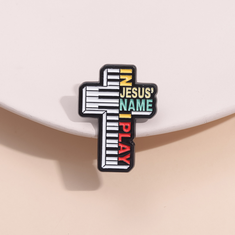 In Jesus Name I Play Enamel Pi - đánh giá và giá Embroidery Letter M