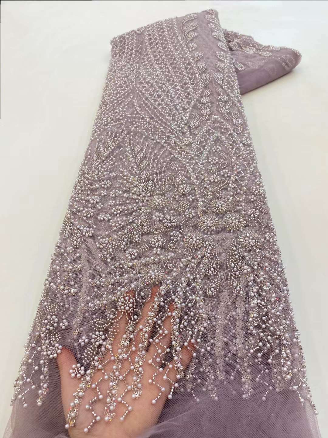 Brown Sequin Beaded Embroidery - đánh giá và giá Embroidery Net Dress