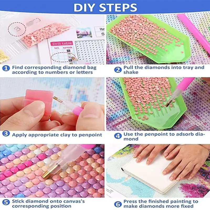 DIY Diamond Painting Colorful  - đánh giá và giá Embroidery Free Pattern
