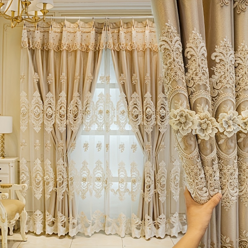 1pc Luxury Double-layer Europe - đánh giá và giá Embroidery Free Pattern