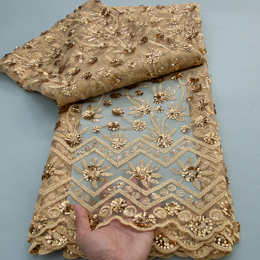 2026 French Sequins Lace Fabri - đánh giá và giá Embroidery Abaya